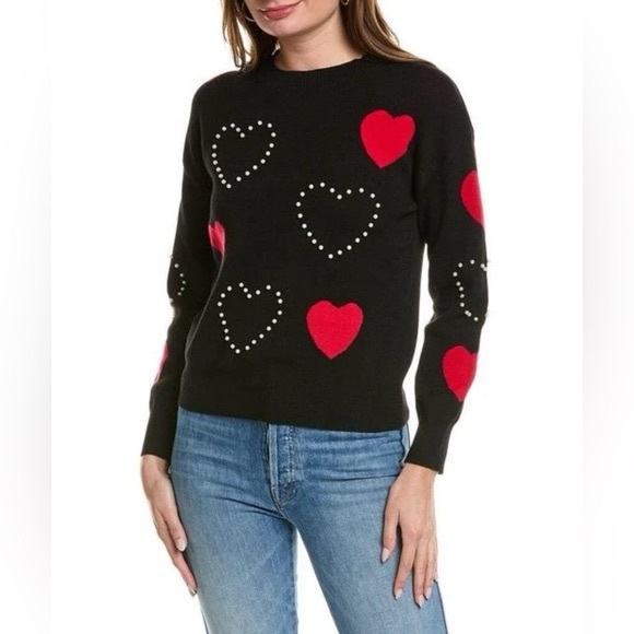 Nanette Lepore Sweaters - Nanette Lepore Sweater with Heart Accents